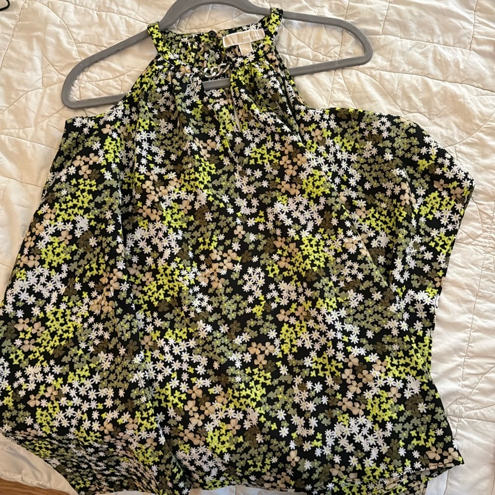 Michael Kors cold shoulder top